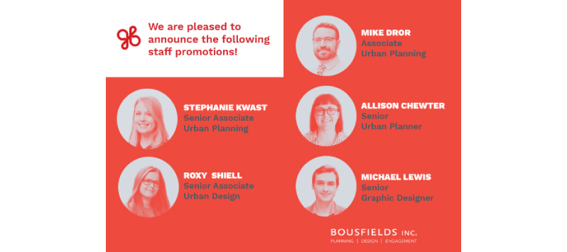 bousfields promotions 2018
