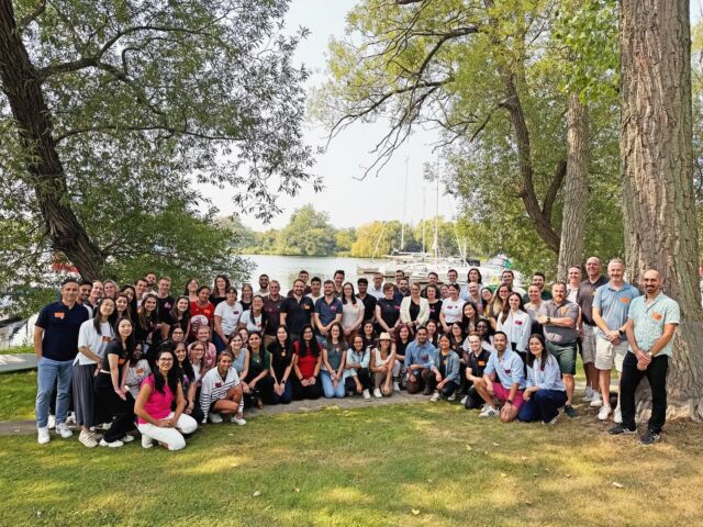 Last month, we were fortunate to continue our 50th Anniversary celebrations with a Staff Retreat at the Toronto Island Yacht Club. A very special thank you to @monumentalprojects for leading our morning session full of reflection and thoughtful discussion, our staff members who organized an afternoon of mini-Olympics style activities, and our whole office for a day filled with team spirit and enthusiasm! #Bousfields50