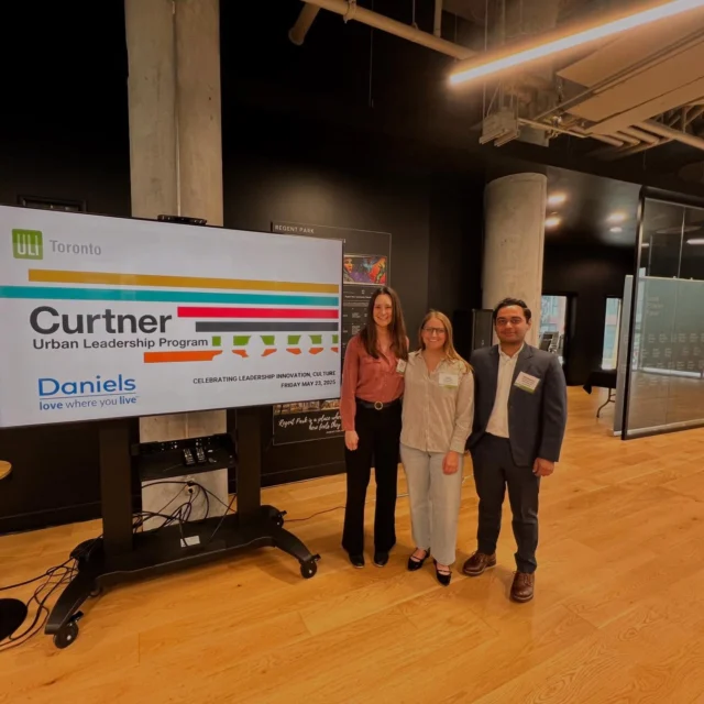 Congratulations to Bousfielders Hailey McWilliam, Himanshu Katyal, and Sara Gregory who are part of this year’s graduating class from the ULI Toronto: 2025 Curtner Urban Leadership Program!
 
‘Throughout the year, the program focused on fostering a culture of innovation in real estate and city building — aiming to redefine practices to create better buildings, spaces, and places. Participants explored the leadership necessary to transition from traditional methods to forward-thinking approaches in both policy and practice’.

🎉🎉🎉