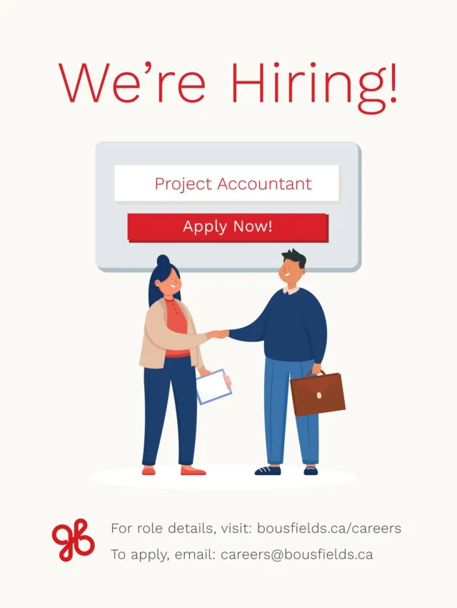 We’re #Hiring!! We are currently recruiting for a Project Accountant. Click the link in our bio to visit our website for more information!
