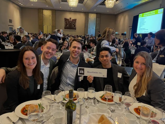 Bousfields was a proud table sponsor at last night’s @uwpat Annual Dinner. It’s always great to spend an evening with fellow industry colleagues. Thank you to the team of organizers, including our very own @uofwaterloo alum, Melissa Greco!