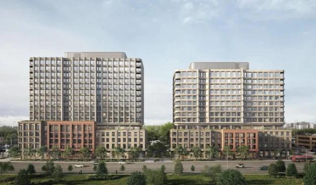 Sharing an update on 5500 Dundas Street West: City Council recently approved two mid-rise buildings (14 and 16 storeys), bringing new housing and a more active street edge to a site that is currently underused. 
 
As described by Bousfields Senior Associate Ryan Doherty, “This site is between two tall building nodes and is of a considerable size and depth where you could achieve a really strong public realm and also provide significant transition to the abutting neighbourhood to the north.”
 
This site highlights how built form and public realm can be shaped to respond to both city-building objectives and the immediate context of surrounding neighbourhoods.